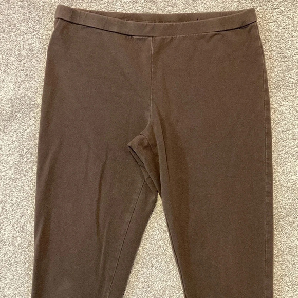 🌸 a.n.a. Brown Cropped Leggings L - Picture 2 of 13